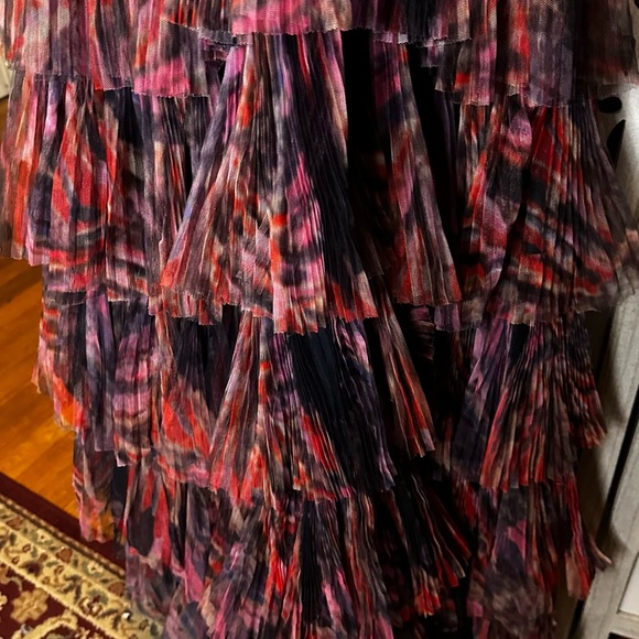 Anthropologie Vibrant Purple and Pink Tiered Maxi Dress - Picture 6 of 10